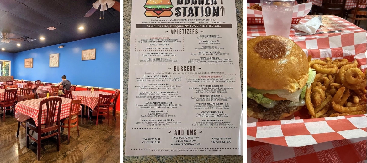 Burger Station Menu